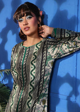 Working Women By Schick Digital Printed Lawn 2 Piece Unstitched Suit SDH25WW DP-07